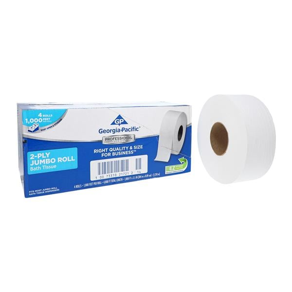 Georgia Pacific PS Jumbo Junior Bathroom Tissue White 2 Ply 4/Ca