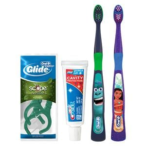 Crest Oral-B Toothbrush 3+ Years Bundle with Flossers 72/Ca