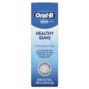 Oral-B Glide Healthy Gums Unwaxed Teflon Floss 160 Meters Ea, 100 EA/CA