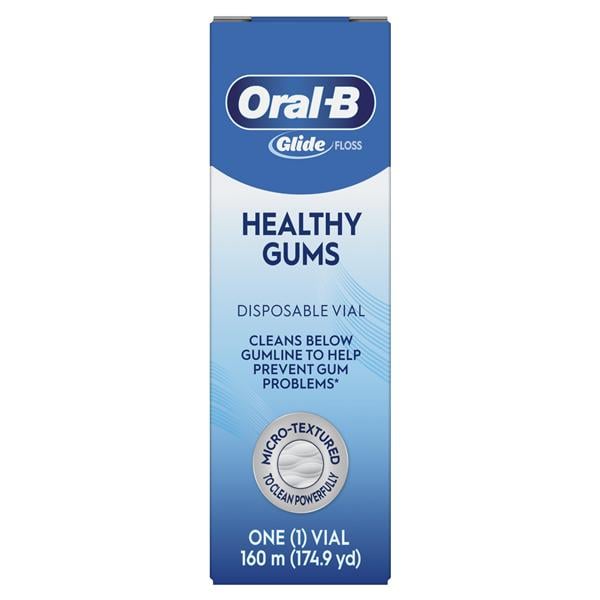 Oral-B Glide Healthy Gums Unwaxed Teflon Floss 160 Meters Ea, 100 EA/CA