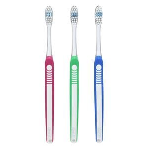 Indicator Manual Toothbrush Adult 35 Tuft Soft 12/Bx, 12 BX/CA