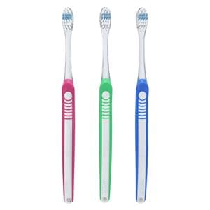 Indicator Manual Toothbrush Adult 30 Tuft Soft 12/Bx, 12 BX/CA