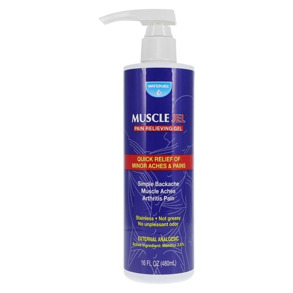 Muscle Jel Analgesic Gel 3.5% Pump 16oz/Bt, 6 BT/CA