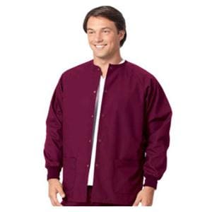 Warm-Up Jacket 3X Large Burgundy Ea