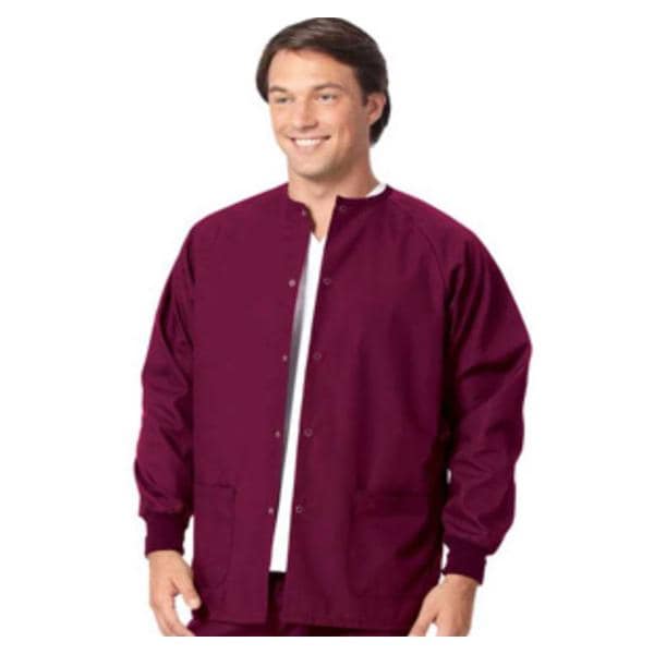 Warm-Up Jacket 3X Large Burgundy Ea