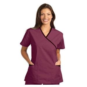 Fashion Seal Scrub Shirt 7001 Womens Medium Burgundy Ea