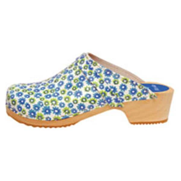 Open Back Clog Twin Flower Womens Ea