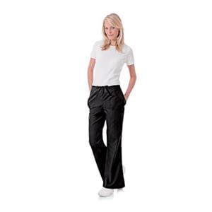 Scrub Pant 5 Pockets 2X Large Black Womens Ea