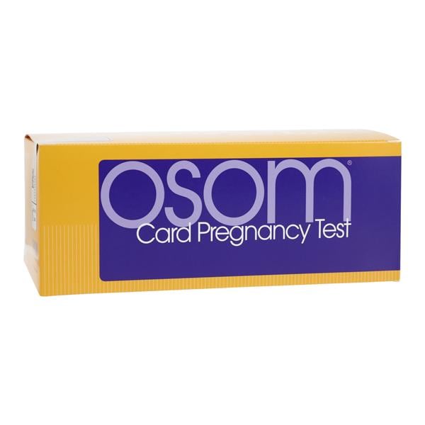 OSOM hCG: Human Chorionic Gonadotropin Pregnancy Test Kit CLIA Waived 25/Bx, 18 BX/CA