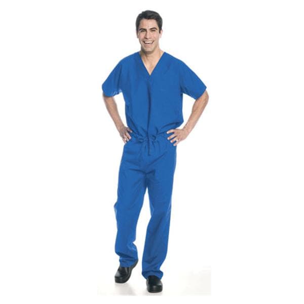 Scrub Pant 2 Pockets 5X Large Royal Blue Unisex Ea