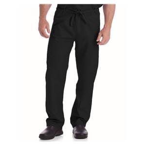 Scrub Pant 2 Pockets X-Large Black Unisex Ea