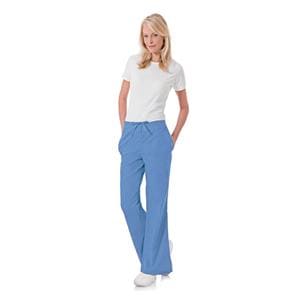 Scrub Pant 65% Polyester / 35% Cotton 5 Pockets 2X Large Ceil Blue Womens Ea