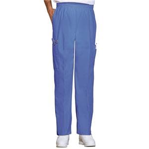 Scrub Pant 4 Pockets X-Small Ceil Blue Unisex Ea