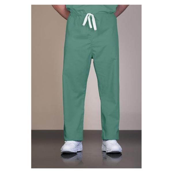 Scrub Pant 100% Cotton 1 Pocket Medium Jade Green Unisex Ea