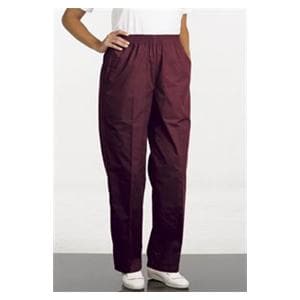 Fashion Poplin Pant 2 Pockets Medium Burgundy Womens Ea