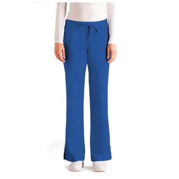 Greys Anatomy Scrub Pant 5 Pockets Medium Royal Blue Womens Ea