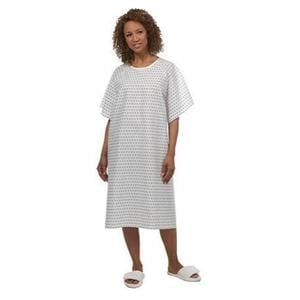 Patient Gown Adult Large Snow Flake Ea