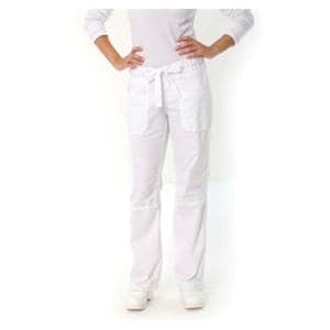 Scrub Pant 6 Pockets 3X Large White Womens Ea