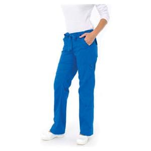 Scrub Pant 6 Pockets X-Large Royal Blue Womens Ea