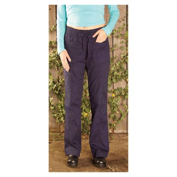 Scrub Pant 6 Pockets X-Large Navy Womens Ea