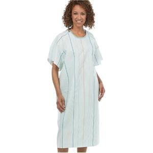 Patient Gown Adult Blue Crystal Ea