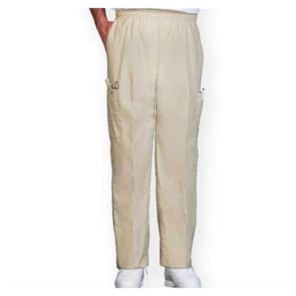 Fashion Seal Scrub Pant 4 Pockets Small Tan Unisex Ea