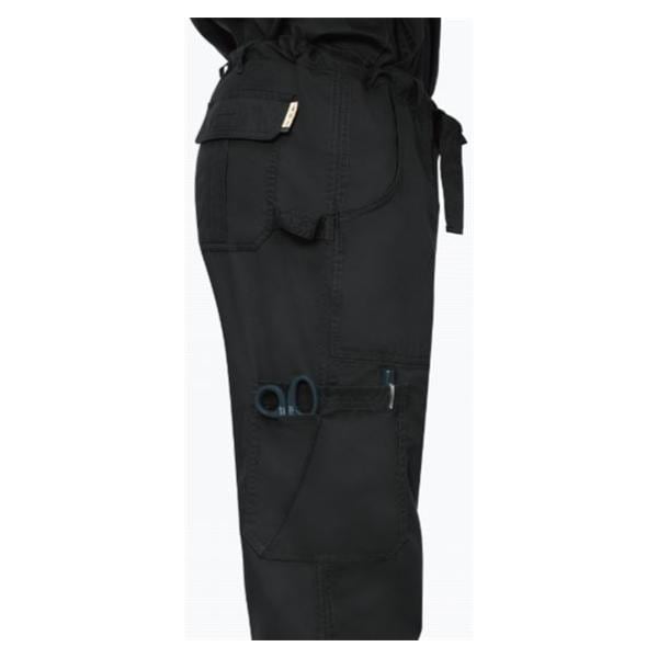 Scrub Pant Multiple Pockets X-Large Black Mens Ea