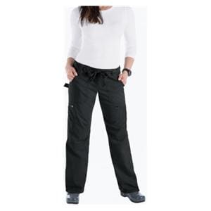 Scrub Pant 6 Pockets X-Large Black Womens Ea