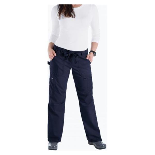 Scrub Pant 6 Pockets Large Navy Womens Ea