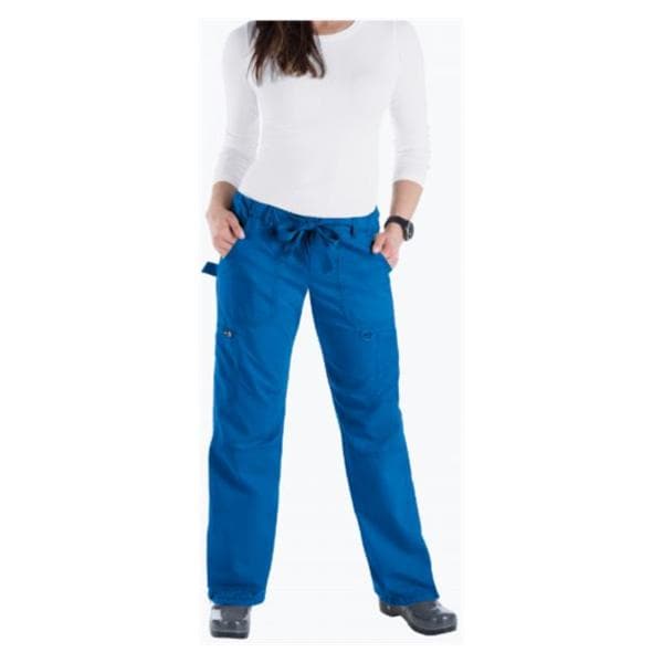 Scrub Pant 6 Pockets Medium Royal Blue Womens Ea