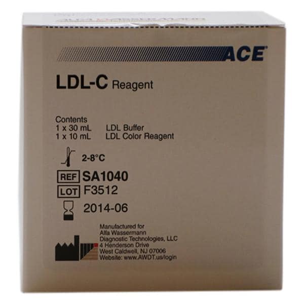 ACE LDL Cholesterol Reagent B:1x30mL/Color:1x10mL 100 Tests Ea