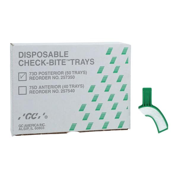 COE Check Bite Bite Trays Double Arch Posterior 50/Bx