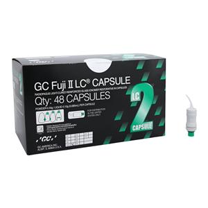 GC Fuji II LC Glass Ionomer Capsule A3.5 Refill 48/Bx