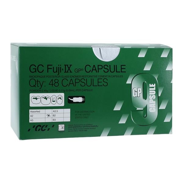 GC Fuji IX Glass Ionomer Capsule A2 Refill 48/Bx