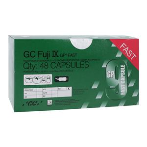 GC Fuji IX GP FAST Glass Ionomer Capsule B3 Refill 48/Bx