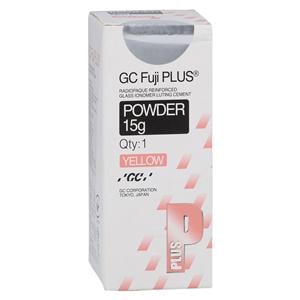 GC Fuji PLUS Resin Glass Ionomer Powder Cement 15 Gm 15gm/Bt