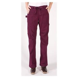 Scrub Pant 6 Pockets 3X Large Merlot Womens Ea