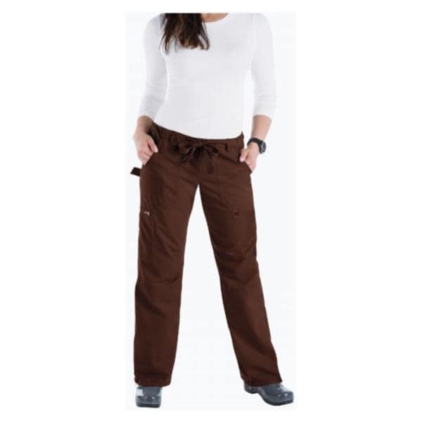 Scrub Pant 6 Pockets X-Large Espresso Womens Ea