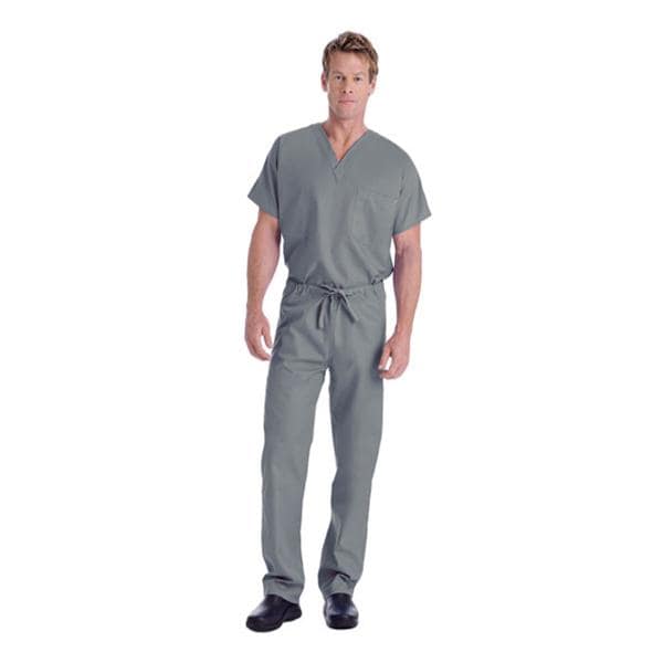 Scrub Pant 2 Pockets 3X Large Steel Grey Unisex Ea