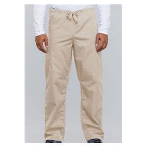 Cherokee Scrub Pant 3 Pockets Large Khaki Unisex Ea