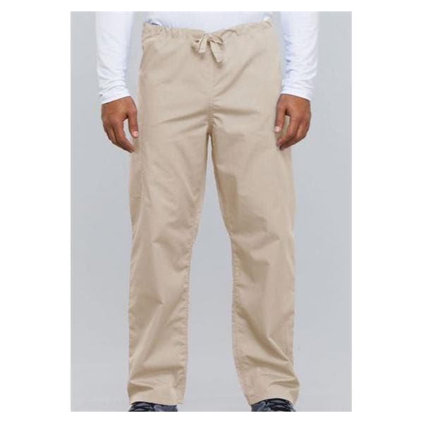 Cherokee Scrub Pant 3 Pockets Large Khaki Unisex Ea