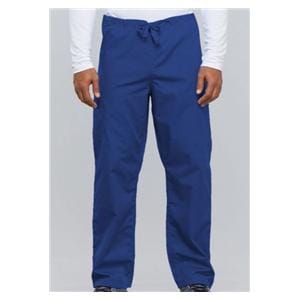 Cherokee Scrub Pant 65% Plstr/35% Ctn 3 Pockets Large Royal Blue Unisex Ea