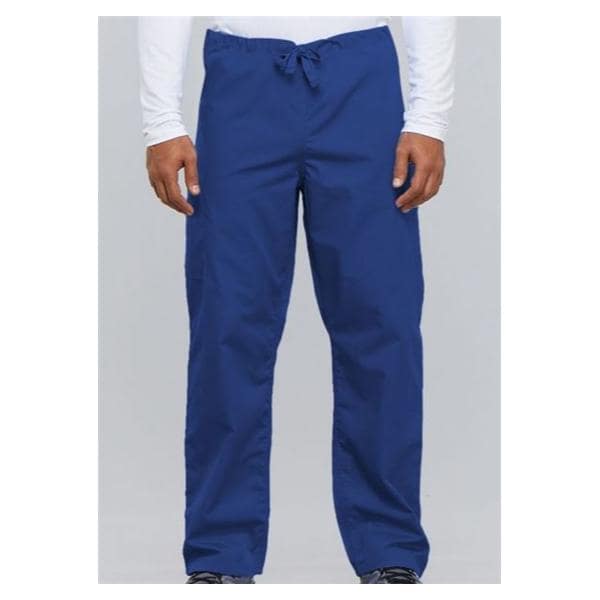 Cherokee Scrub Pant 65% Plstr/35% Ctn 3 Pockets Large Royal Blue Unisex Ea