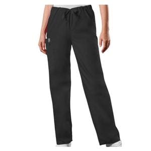 Cherokee Scrub Pant 65% Polyester / 35% Cotton 3 Pockets Large Black Unisex Ea