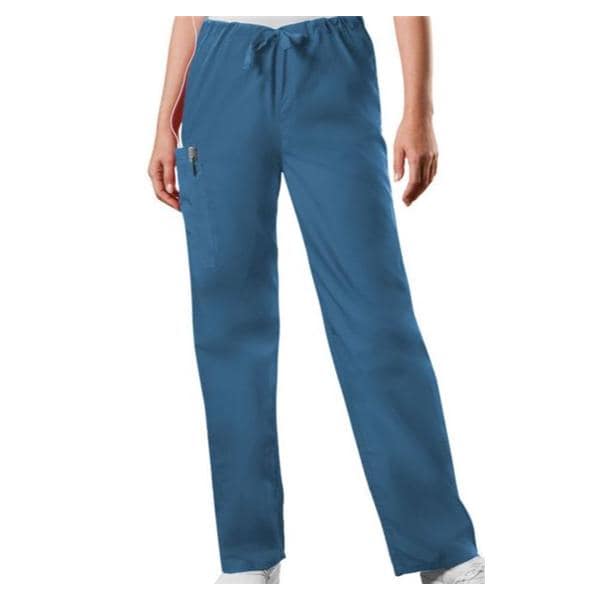 Cherokee Scrub Pant 65% Plstr/35% Ctn 3 Pockets X-Small Caribbean Blue Unisex Ea