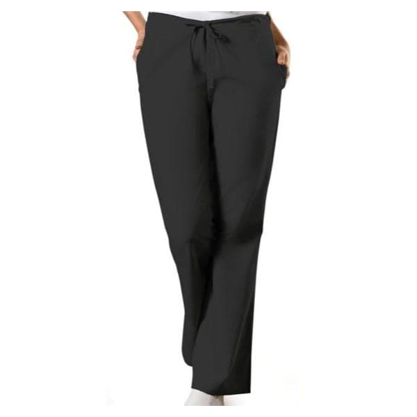 Scrub Pant 3 Pockets Medium Black Womens Ea