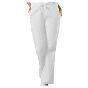 Scrub Pant 3 Pockets X-Small White Womens Ea