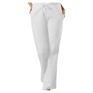 Scrub Pant 3 Pockets Large White Womens Ea