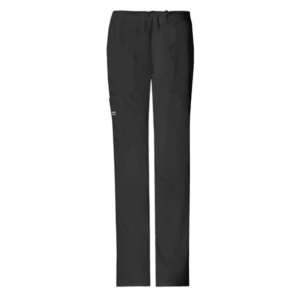 Cherokee Scrub Pant Poly/Ctn/Spndx 4 Pockets 2X Large Black Womens Ea