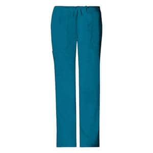 Cherokee Scrub Pant 55% Cot / 42% Plystr / 3% Spndx 4 Pkts XS Crbbn Bl Womens Ea